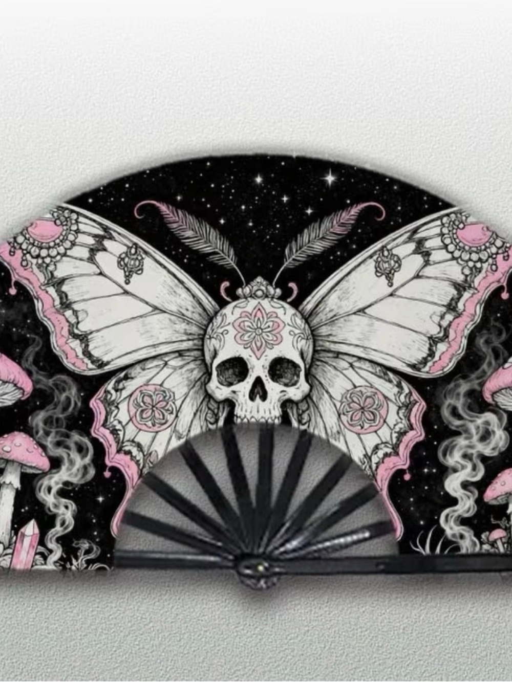 Skull & Butterfly Art fan - Picture 2 of 6